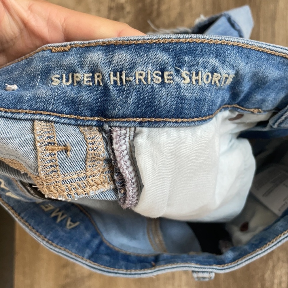 Super hi-rise American eagle shorts NWOT - Picture 6 of 7